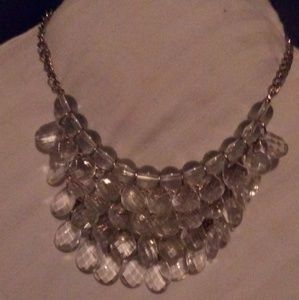 Vintage Lucite Bib Necklace
